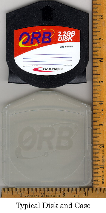 Typical Disk and Case