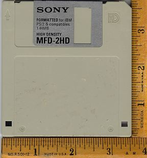 Used 1.4Mb Diskettes