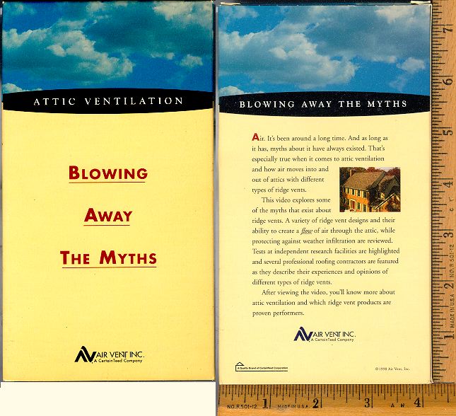 Attic Ventilation Blowing Away the Myths