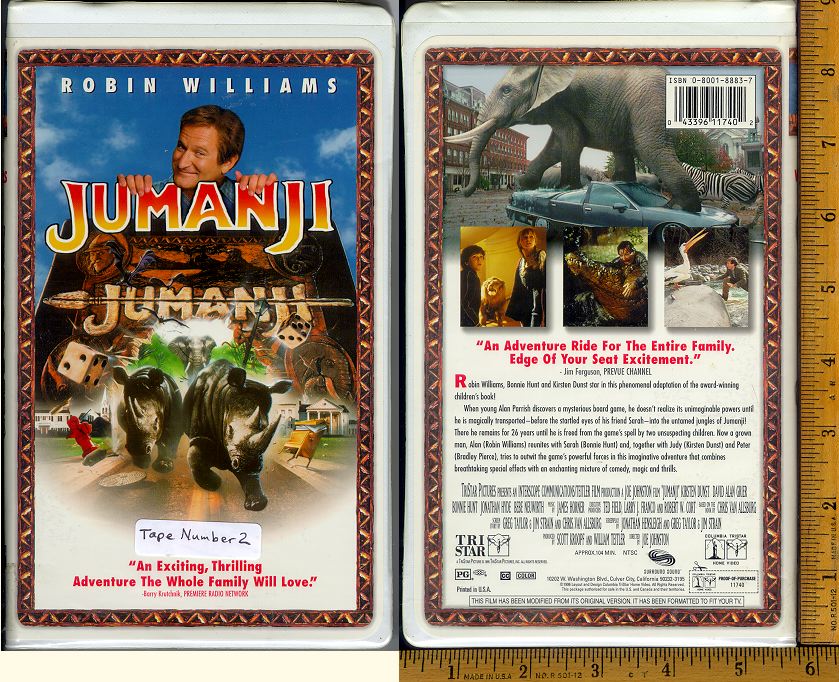 Jumanji, Videocassette Number 2