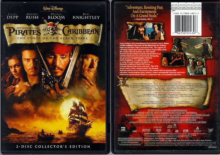 Pirates of the Caribbean,  The Curse of the Black Pearl