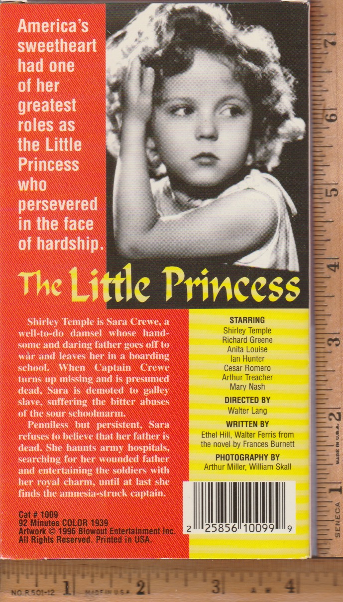 The Little Princess, Back