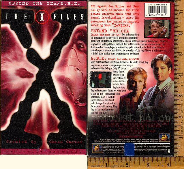 The X-Files, 002-2, Beyond the Sea and E.B.E.