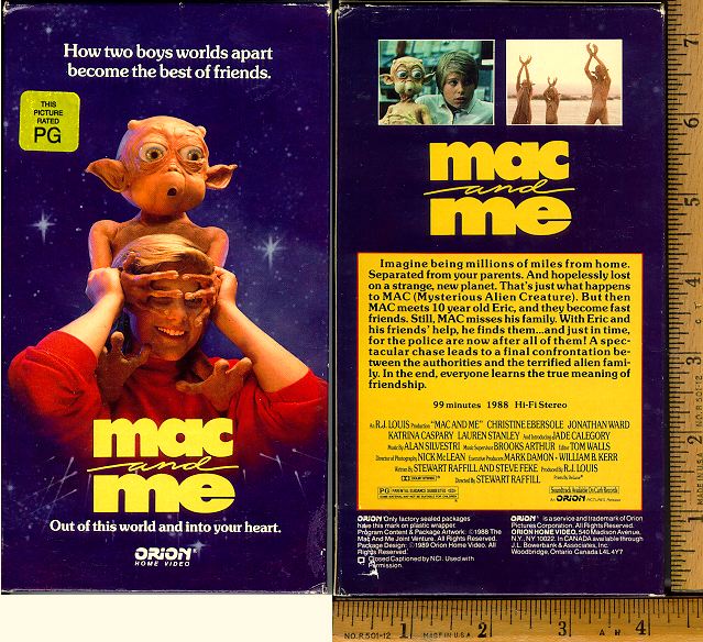 mac and me, Recording Number 1